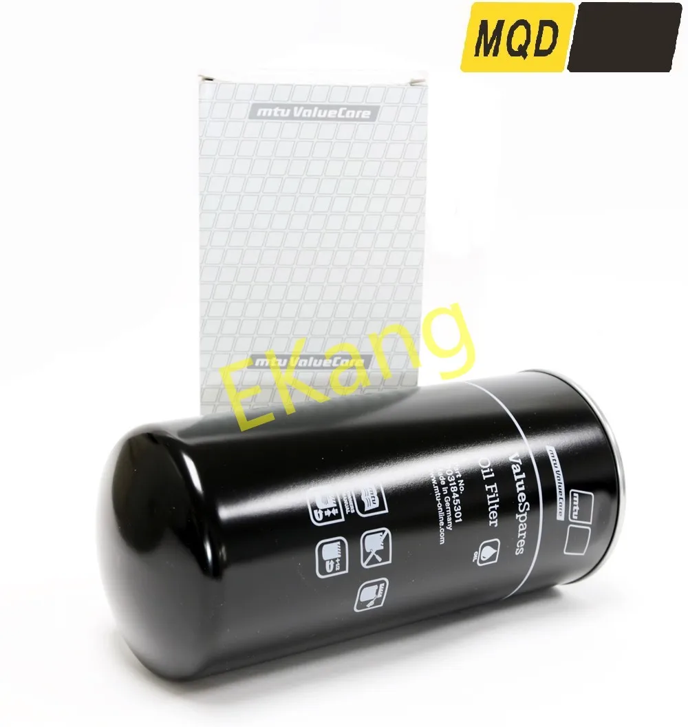 جزء محرك MTU الأصلي 0031845301   أجزاء محرك فلتر زيت المحرك di esel لآلات البناء