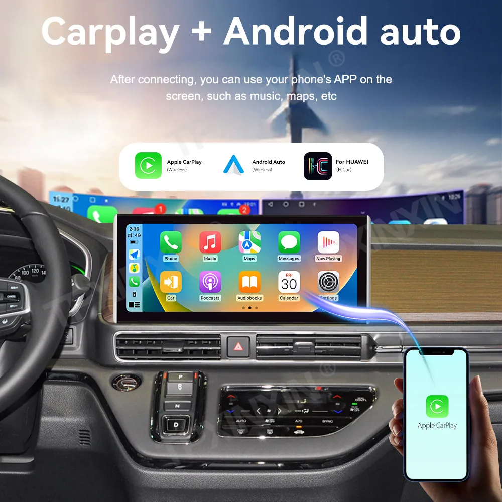 12.3 بوصة لهوندا أوديسي 2022 ~ 2026 أندرويد السيارات Carplay راديو السيارة ستيريو السيارات مشغل وسائط متعددة لتحديد المواقع والملاحة رئيس وحدة #4