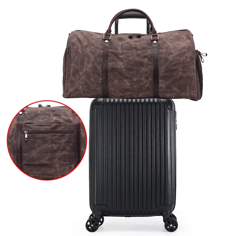 Large capacity fitness sports bag men travel bag women round shoulder diagonal handbag independent shoes warehouse