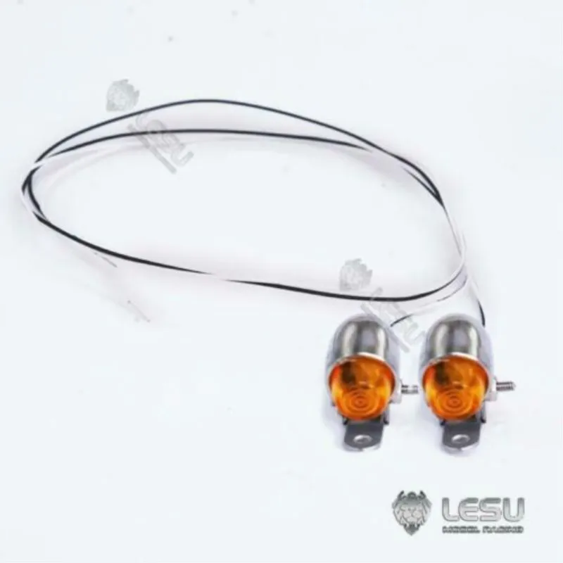 

LESU 1/14 RC 1 Pair Metal LED Side Lamp Light for Tamiyaya Dumper Trailer Tractor Truck Model Parts TH17150