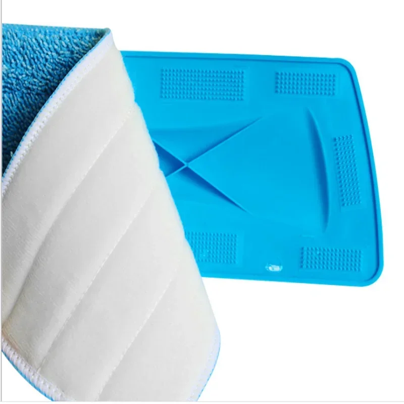 2PCS/Set Fiber Head Floor Tile Window Cleaning Water Rags Paste Style Household Accessories