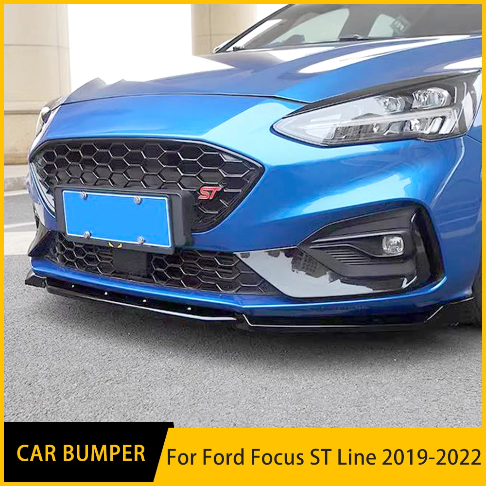 

Комплект для Ford Focus ST Line, передний бампер, комплект для губ, спойлер, диффузор, отражатель 2019-22, высококачественные спортивные аксессуары для модификации