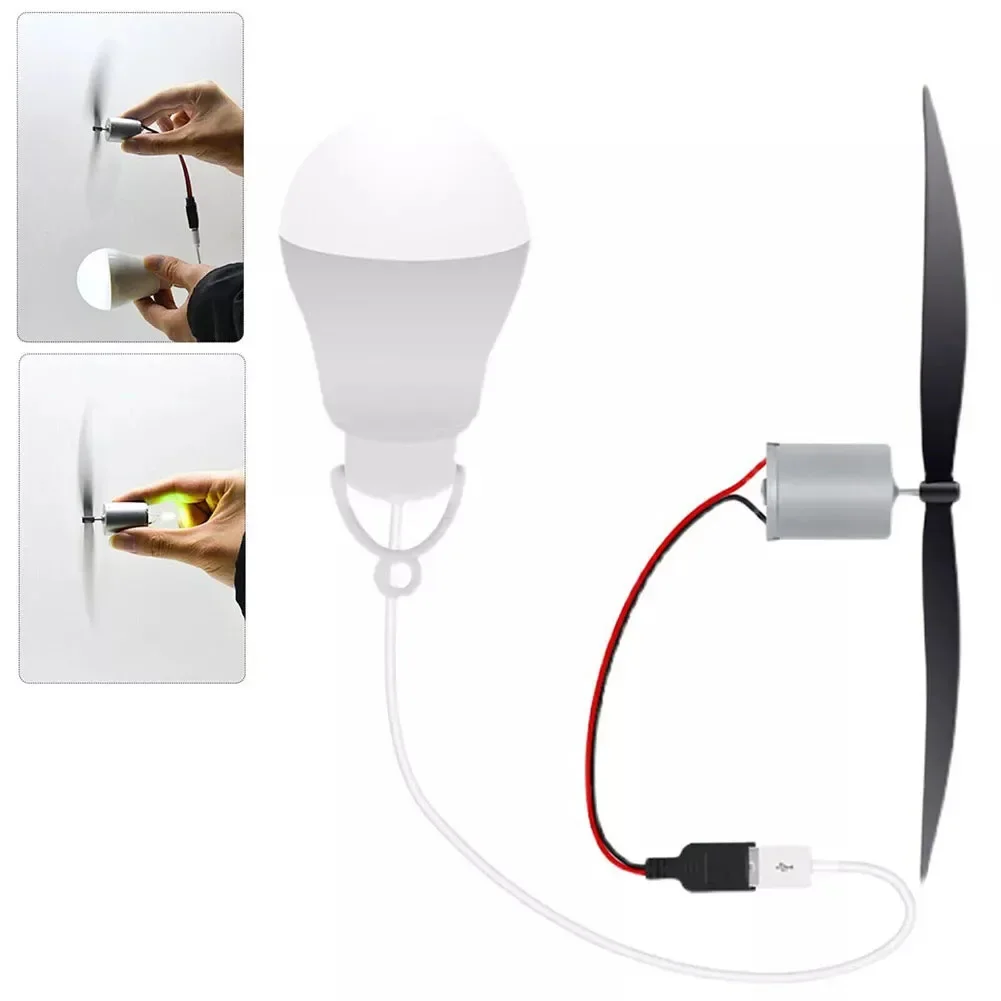 Science Experiment Bulb 5W DIY Power Set Children Educational Toy Set Generator Learning Toy Curiosity Enhancement