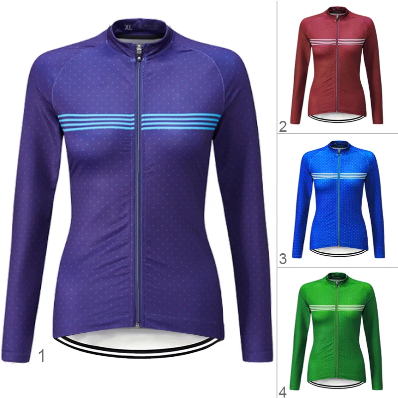 

Long Sleeve Cycling Jersey for Women, Bike Clothes, Road Jacket, Downhill Sweater, Bicycle Top, Hiking Shirt, Cyclist Coat