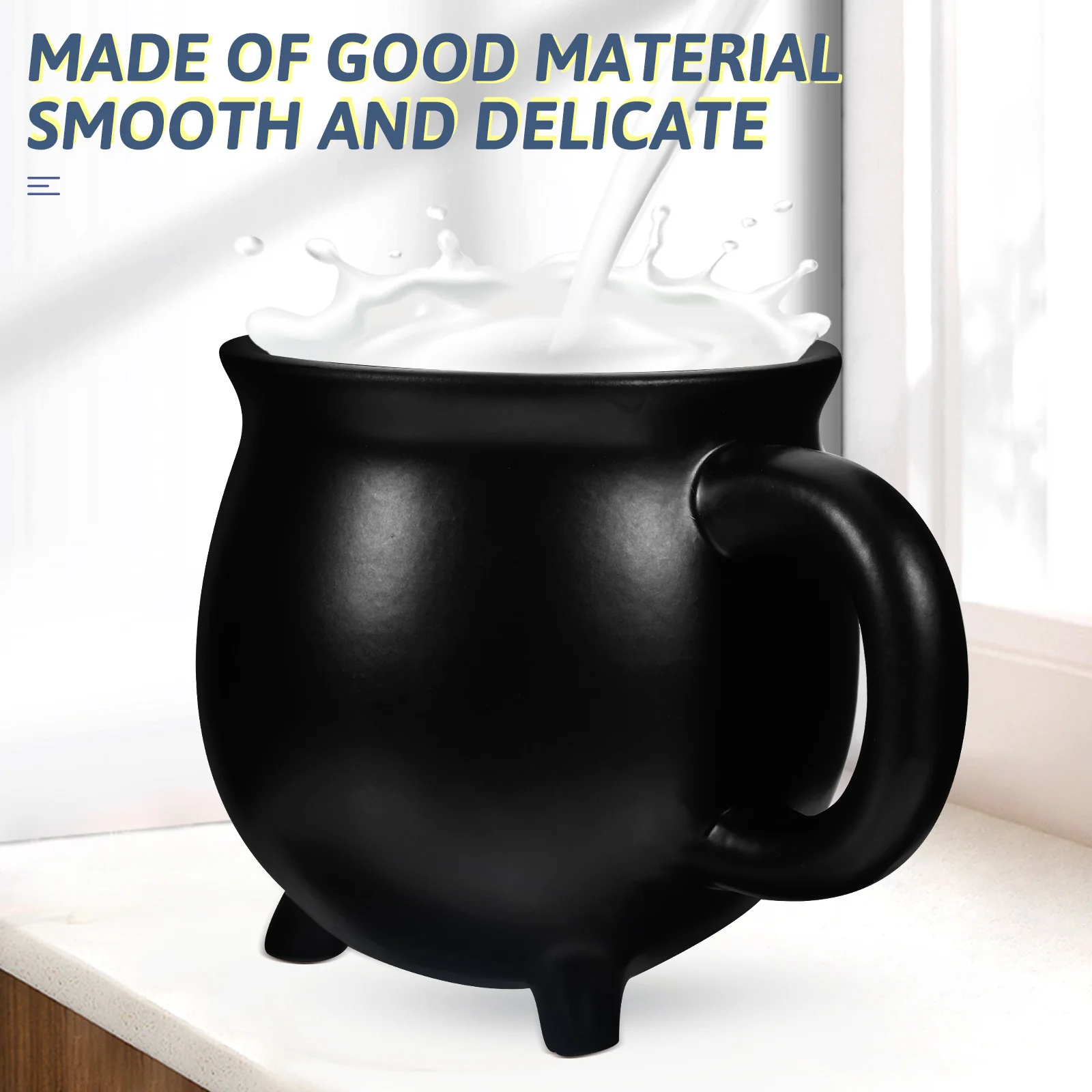 

Ceramic Mug Cup Fancy Coffee Halloween Mugs Cups Cauldron Drinking Witchy Decoration