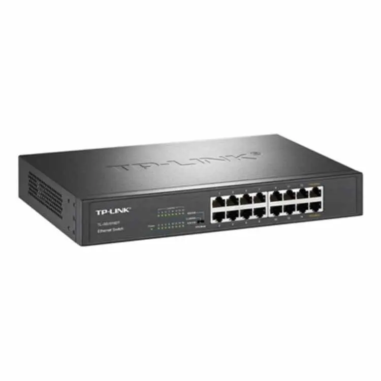 TP-Link 16 Port Gigabit Switch 1000Mbps Desktop Switcher Hub Network Convergence Isolation Vlan 1G RJ45 Ethernet IP Camera