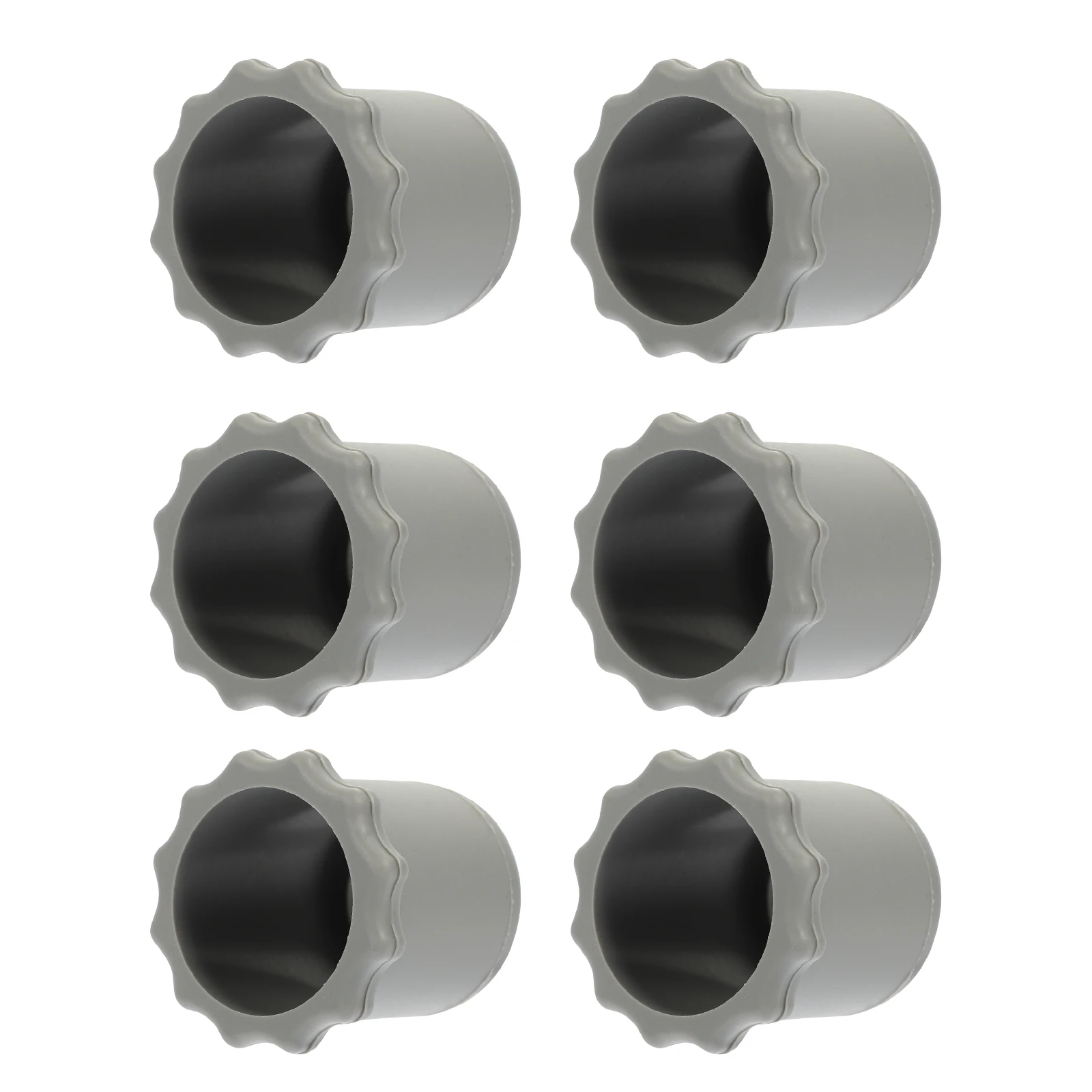 

6 Pcs Gaming Mic Microphone Non-slip Cover Protective Silicone Case Grey Silica Gel Sleeve