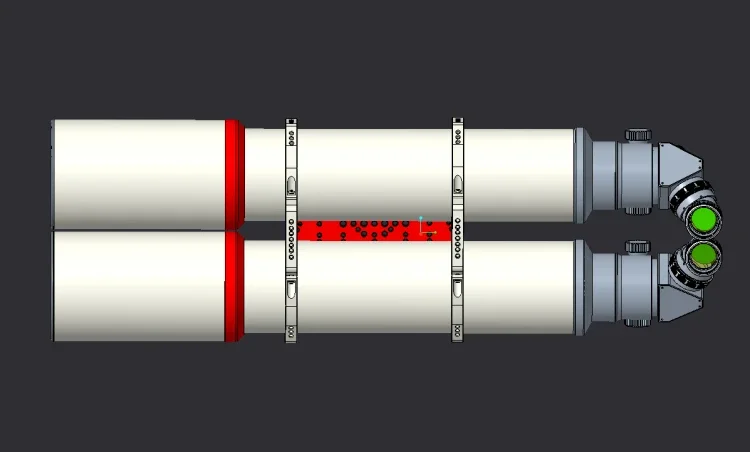 Prismáticos holomorpicos de gran apertura.