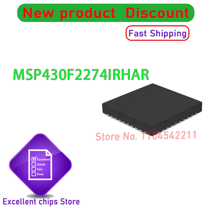 New original MSP430F2274IRHAR  MSP430F2274 VQFN-40 In Stock  5PCS~10PCS!!