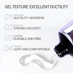 Starker fester Nagelkleberkleber, 30 g, für Strasssteine/falsche/helle Nägel, schnelles Trocknengel, tun Sie es, professioneller Schönheitssalon, Manikürekleber * & # 8 Hauptverkaufskleber mit Glitzer - №3