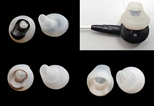 سماعات V-MOTA-Silicone ، وسادة أذن بيضاء ، غطاء أذن ، وسادة سماعة رأس ، Bose IE ، مجموعة واحدة