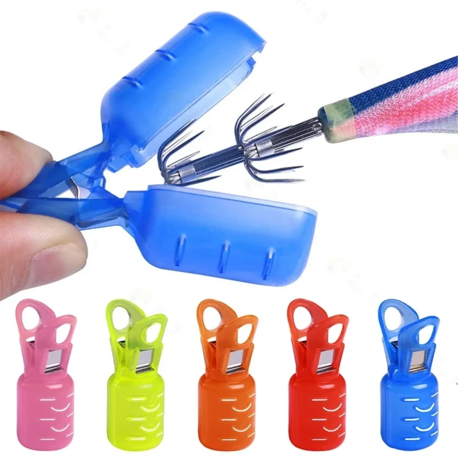 

10Pcs Fishing Hook Cover Shrimp Umbrella Protective Case Caps Fishing Accessories Squid Jig Cover Fish Tools 낚시파라솔