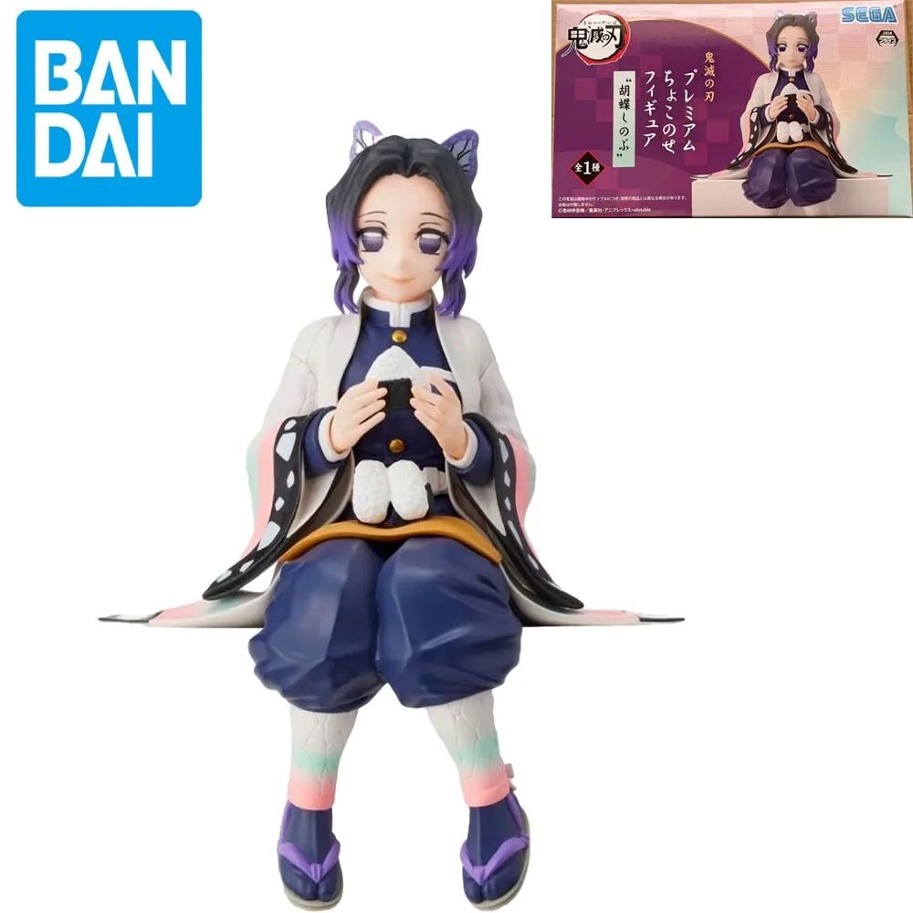 

Оригинальные аниме-фигурки SEGA 15 см «Убийца демонов» Kochou Shinobu, сидячее положение, Коллекционная модель, фигурка, игрушки, подарки, украшения