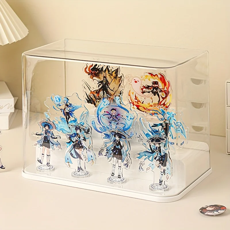 Custom.Easy-Install Acrylic Display, 12.44x3-Tier-Collectibles, Figurines & Toys | Dustproof Storage Orga