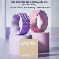 Macyo Yoga Wheel Backbend Spine Open Lower Back Roller Fitness Massage Dama Wheel Pilates Circle Auxiliary Equipment