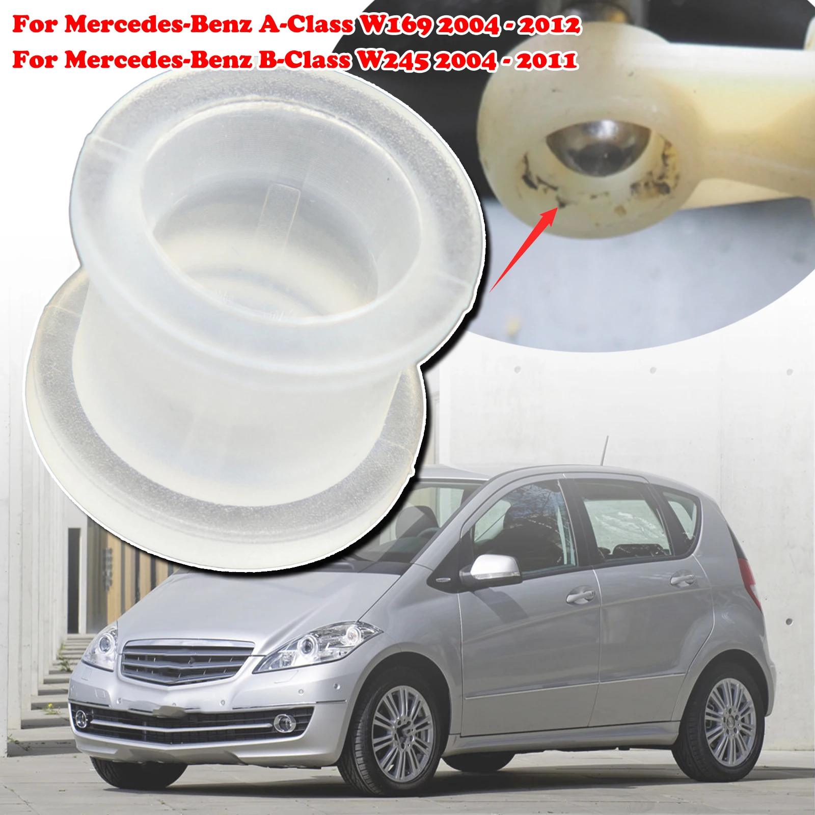 Manual Gear Shift Selector For Benz A B Class W169 W245 Linkage Cable Connect Bushing 2004 2006 2008 2010 2011 160/170/180 CDI