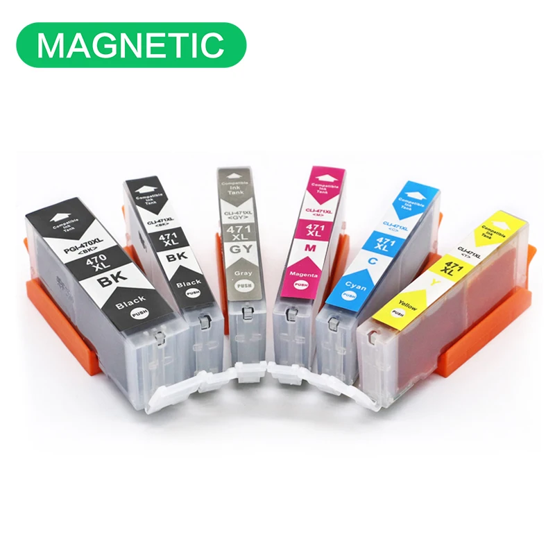 6X PGI470 CLI471 Compatible Ink Cartridge For Canon ts5040 PIXMA MG5740 MG6840 MG7740 Printer ink Cartridges pgi 470 cli 471