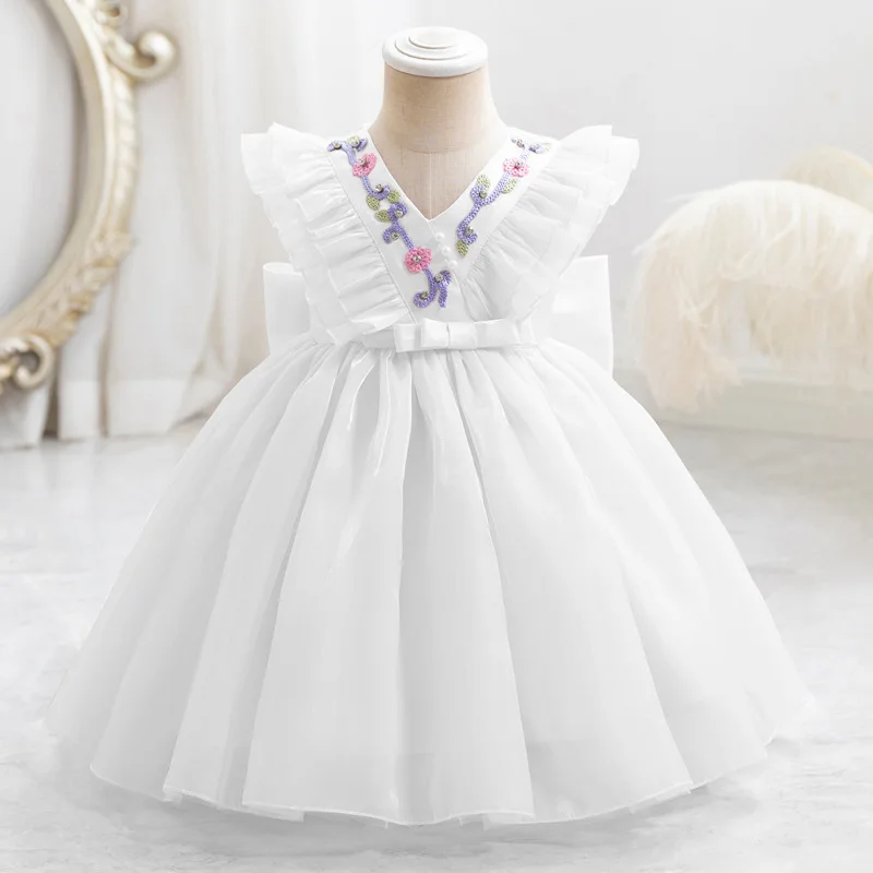 Wedding Dress for Kids Girl 10 Year Old Quinceanera Dress 2024 Young Girls Dresses 2 to 8 Years Baby Girl Clothes Ball Gowns