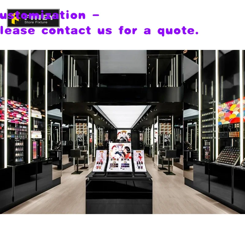 

custom.Modern Makeup Store Display Shelf Shop Interior Layout Decoration Design Customized Cosmetics Store Furniture
