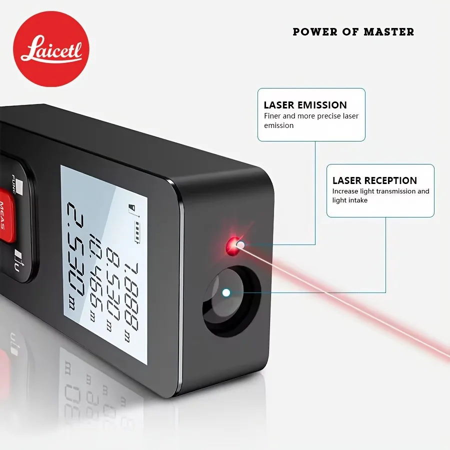 أداة قياس محدد المدى بالليزر لمسافات طويلة - جهاز قياس دقيق لقياس المسافة #1