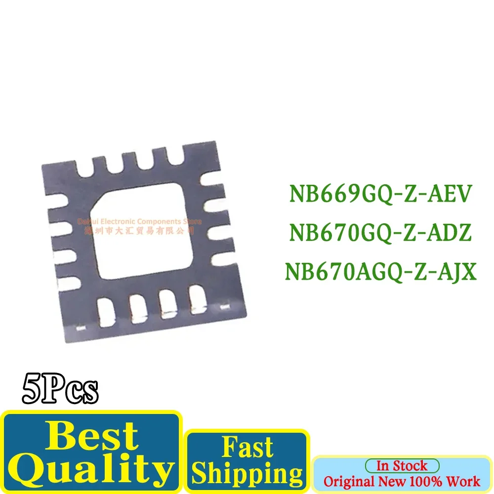 (5piece)100% New NB669GQ-Z NB669GQ NB669 AEVD AEV* NB670GQ-Z NB670GQ NB670 ADZD ADZ* NB670AGQ-Z NB670AGQ NB670A AJXD AJX* QFN-16