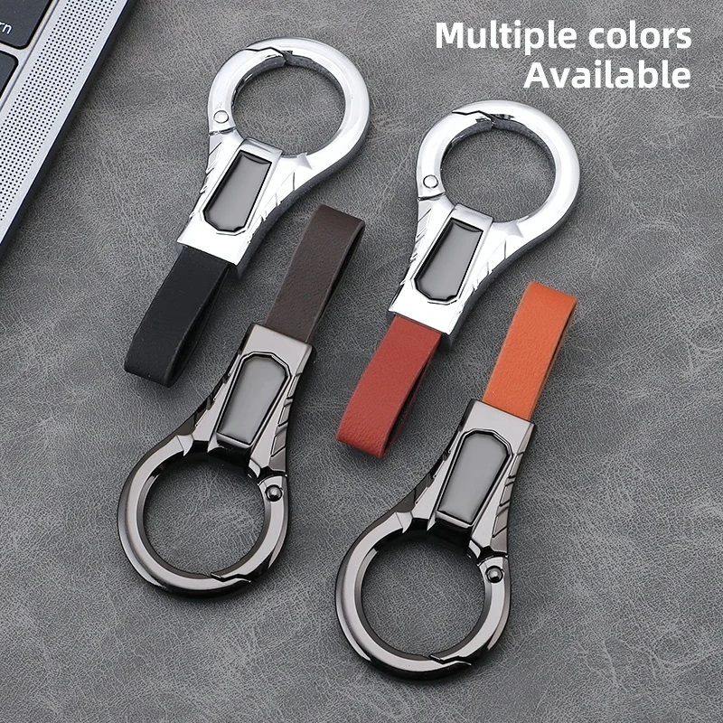 High-end Leather Key Chain For BMW 1 2 4 Series X2 X4 Z4 Car Logo Key Ring Emblem Keychain Auto Interior Accessories Gift