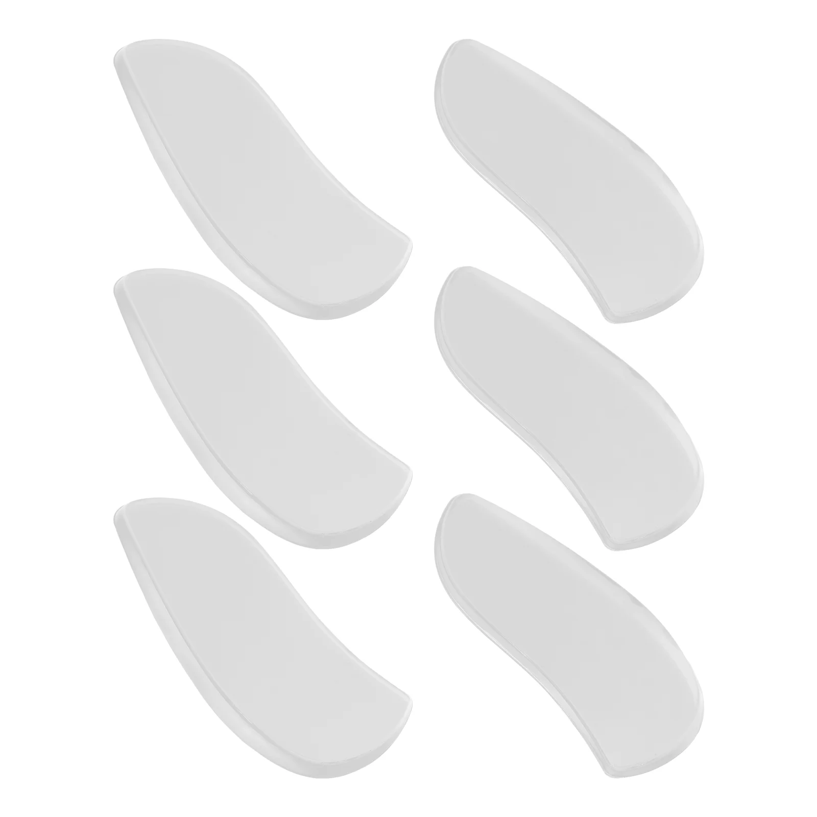 

3 Pairs Adhesive Heel Inserts Gel Correction Insole Cushion for Heels Shoe Men and Women
