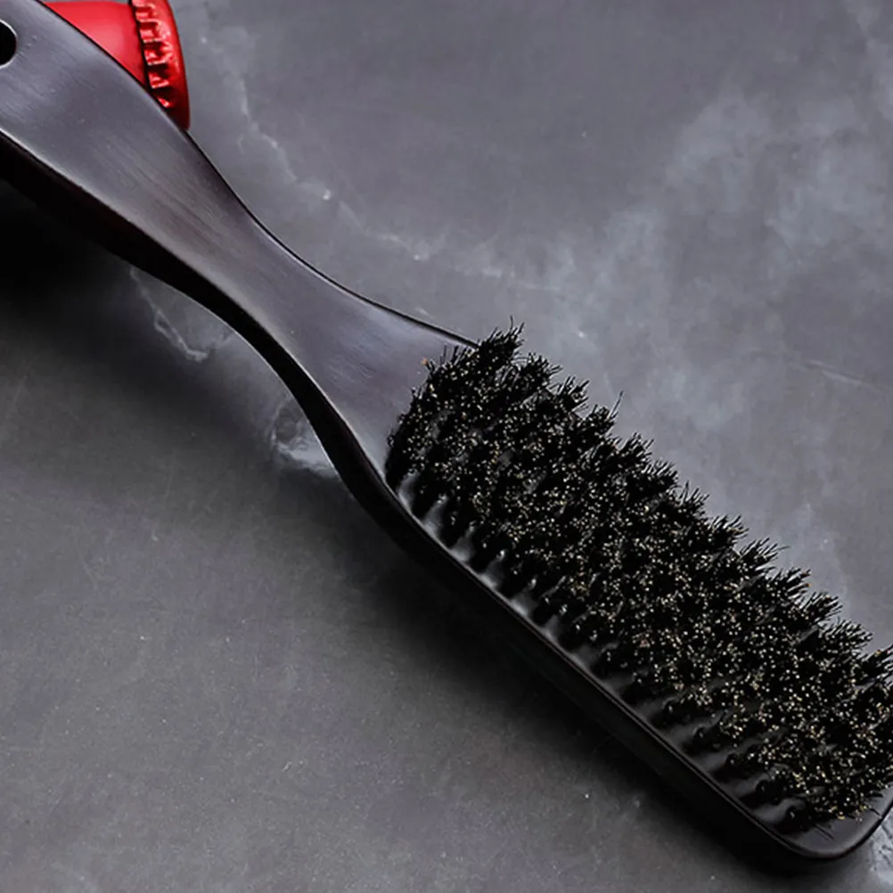 High Quality Beard Brush for Men Wooden Handle Gentle Bristles Beard Cleaning Comb Hairdressing Grooming Essential