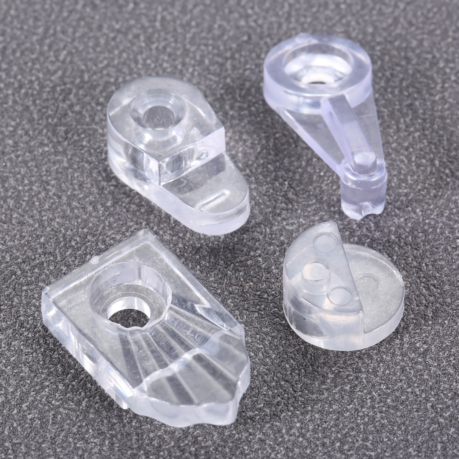 10Pcs Glass Retainer Mirror Clips w/screw Fixing Panel Holder Screen Nails Mirror Staple Support Glass Door Window 2mm-9mm Clamp