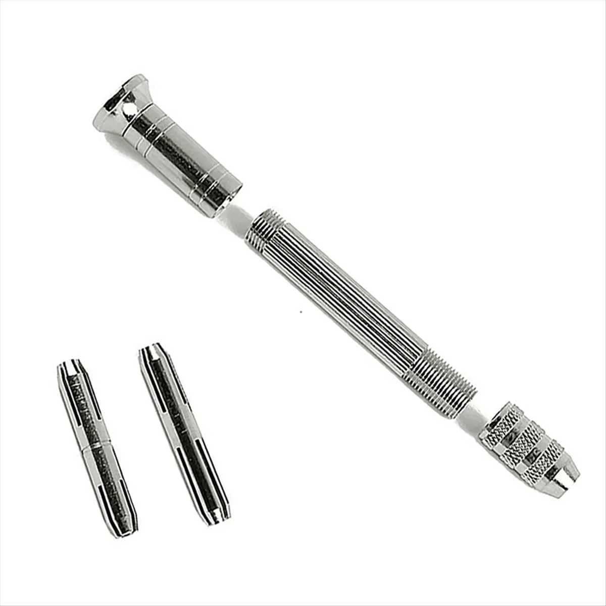 *N21R 11Pcs Hand Twist Drill Set 0.5-2.0mm Woodworking Hand Punch Tool Hardware Clock Maintenance Kit