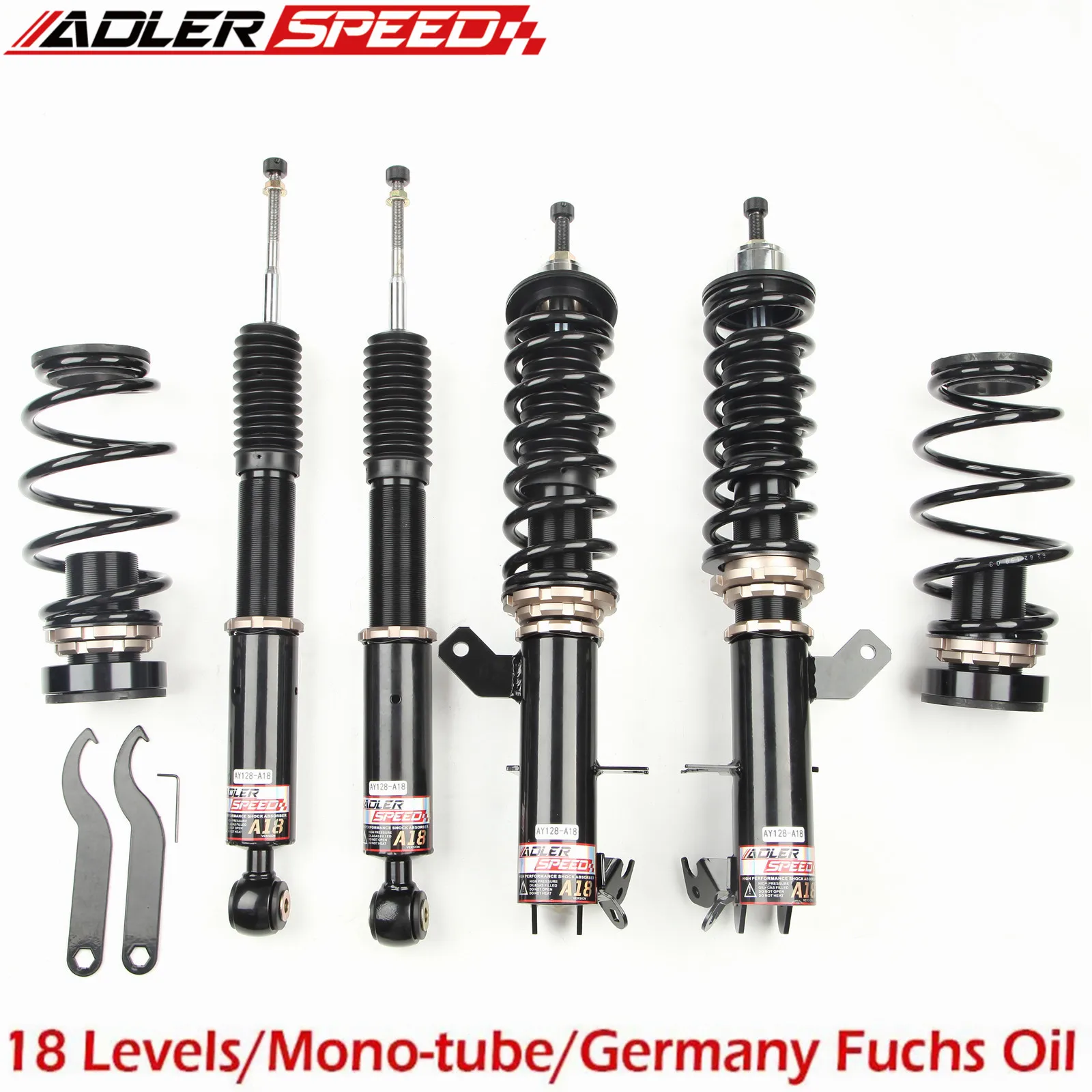 

ADLERSPEED Coilovers 18 Way Damper Suspension Kit For 15-20 Honda Fit GK GK3 GK5