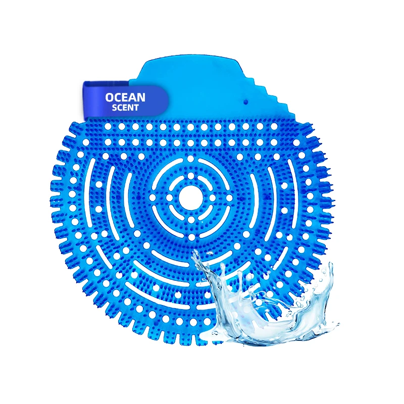 6 Piece Urinal Screen Deodorizer Mats Anti Splash Pad Air Freshener Aromatic Remove Odor Bathroom Men's Toilet Urinals Cakes