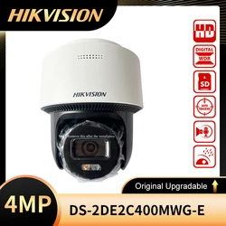 Original HIKVISION DS-2DE2C400MWG-E 4MP Luz híbrida inteligente Mini cámara de red PT