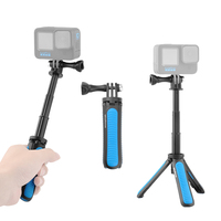 Extendable Selfie Stick for Gopro Portable Vlog handle Grip Tripod Stand for Hero 10 9 8 7 6 5 Black Max DJI Osmo Action Camera