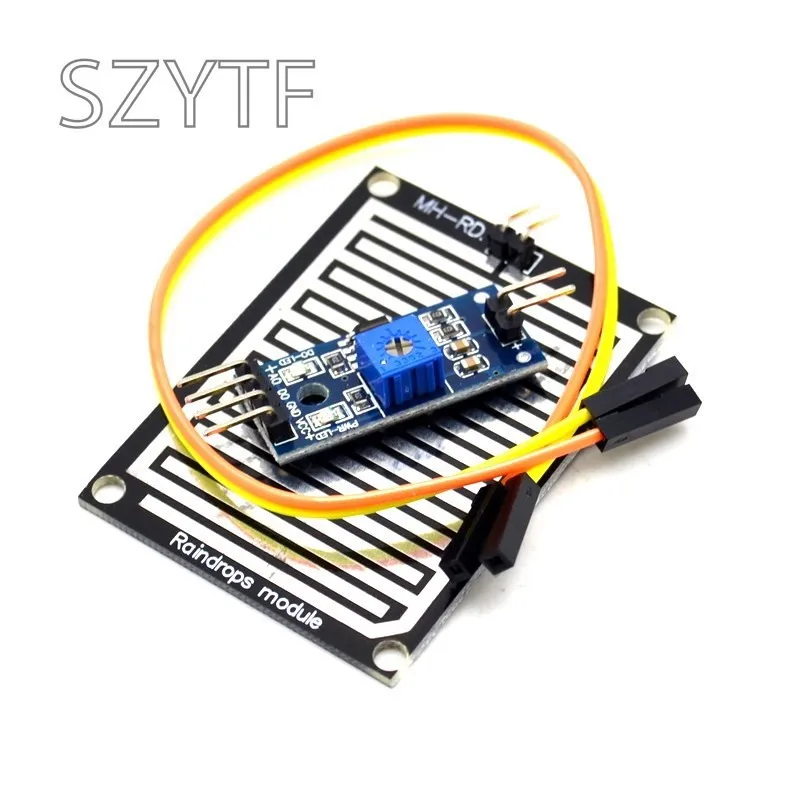 3.3-5V Rain Raindrops Detection Sensor Rain Module Weather Humidity Module