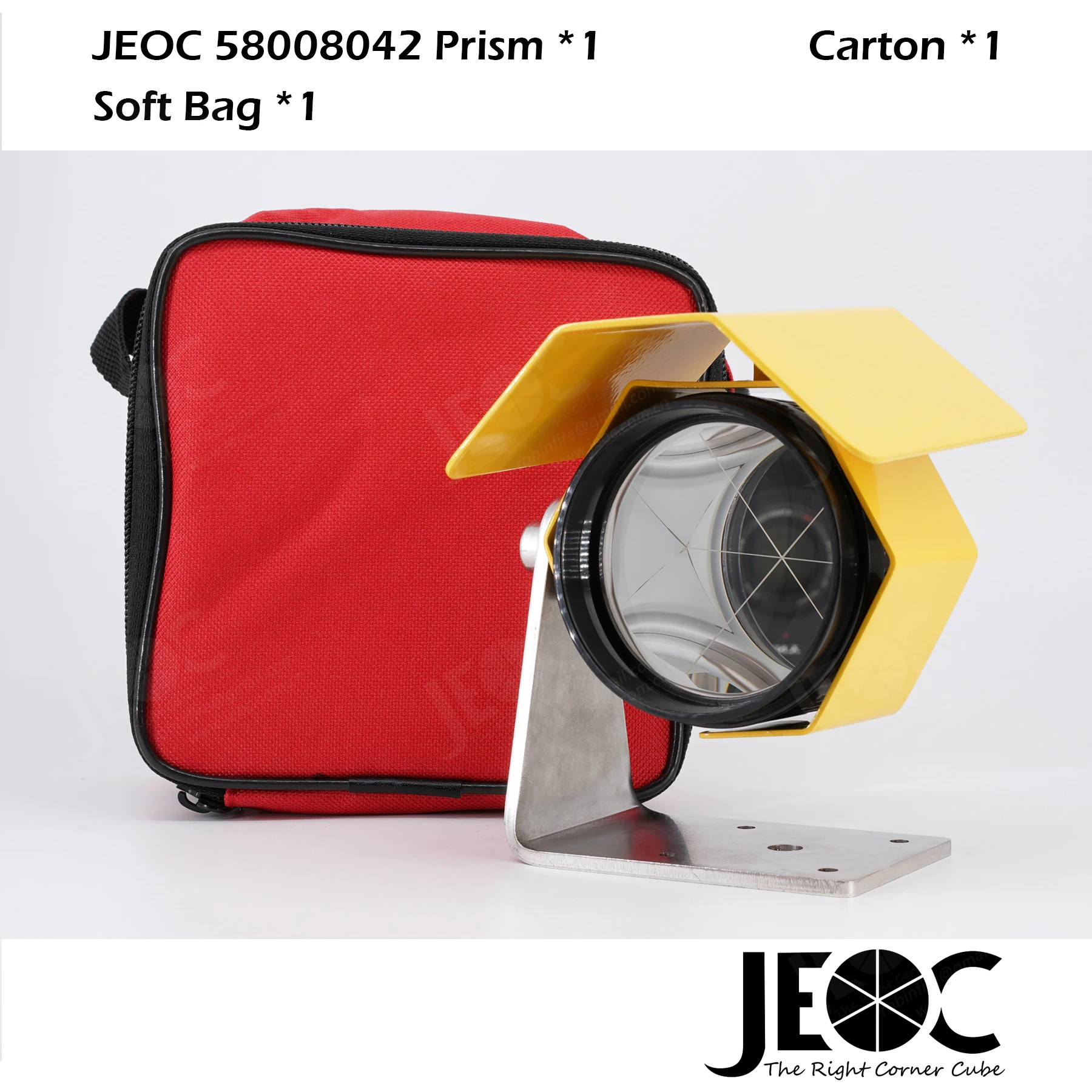 JEOC Large Monitoring Reflective Prism, 58008042 Reflector For Trimble Surveying System Accessories Topography Land Surveying