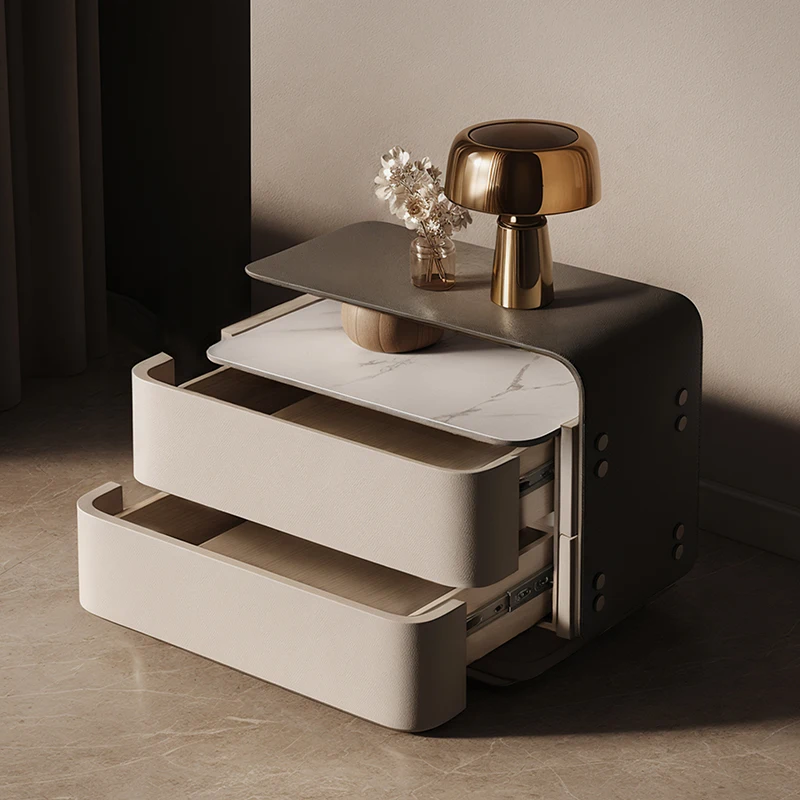 

m Design Glamour Minimalist Nightstand Unique Creative Storage Modern Bedside Table Nordic Style Mesa Bedroom Furniture m