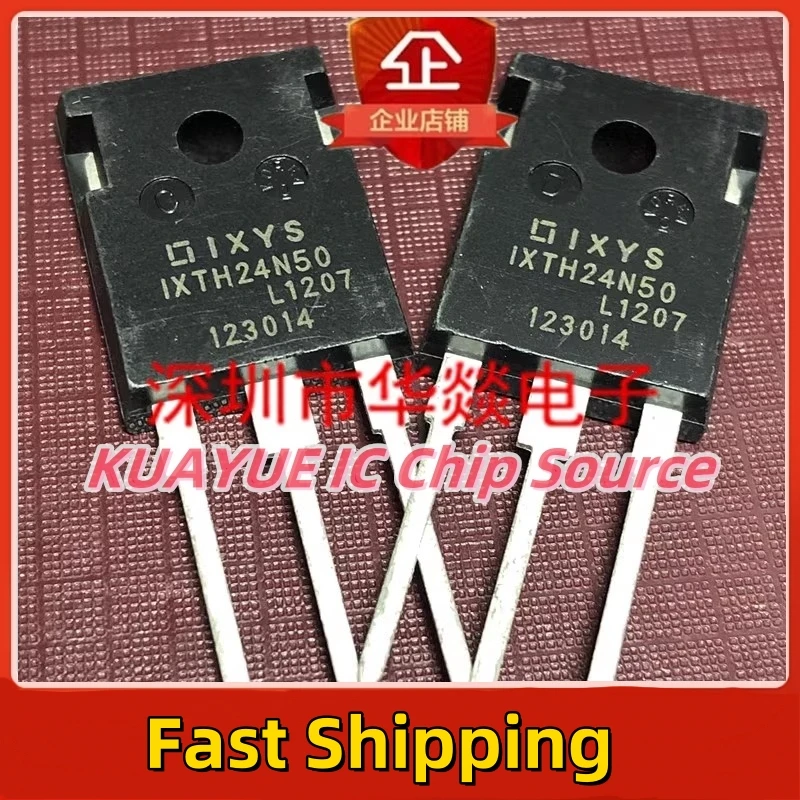 10PCS-30PCS/ IXTH24N50   TO-247 500V 24A  Fast Shipping Quality Guarantee