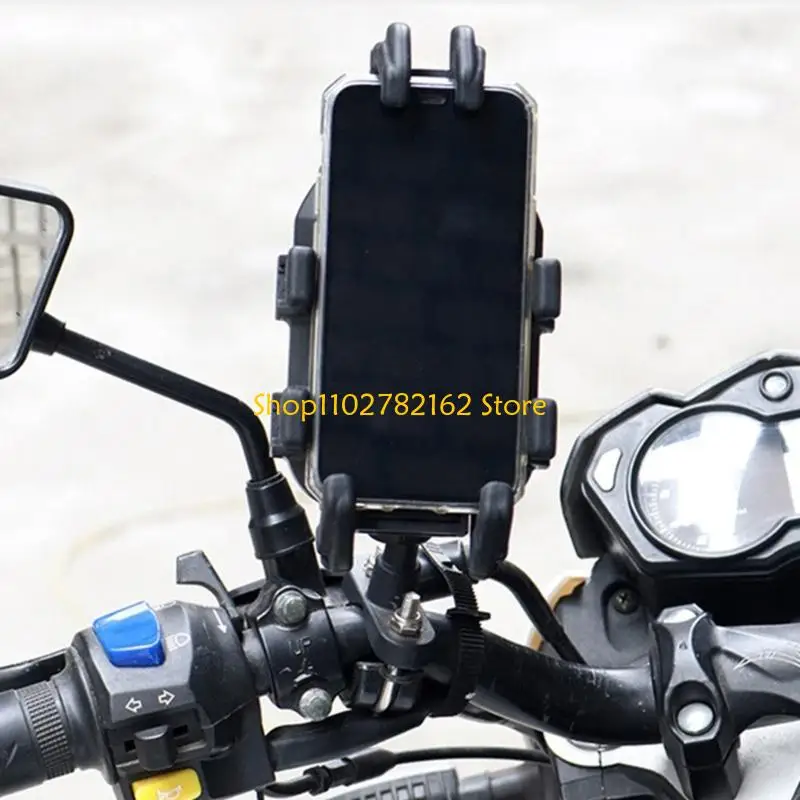 

547B Vibration Absorption Bike Phone Holder Adjustable Clamp Motorcycle Ebike Accessory