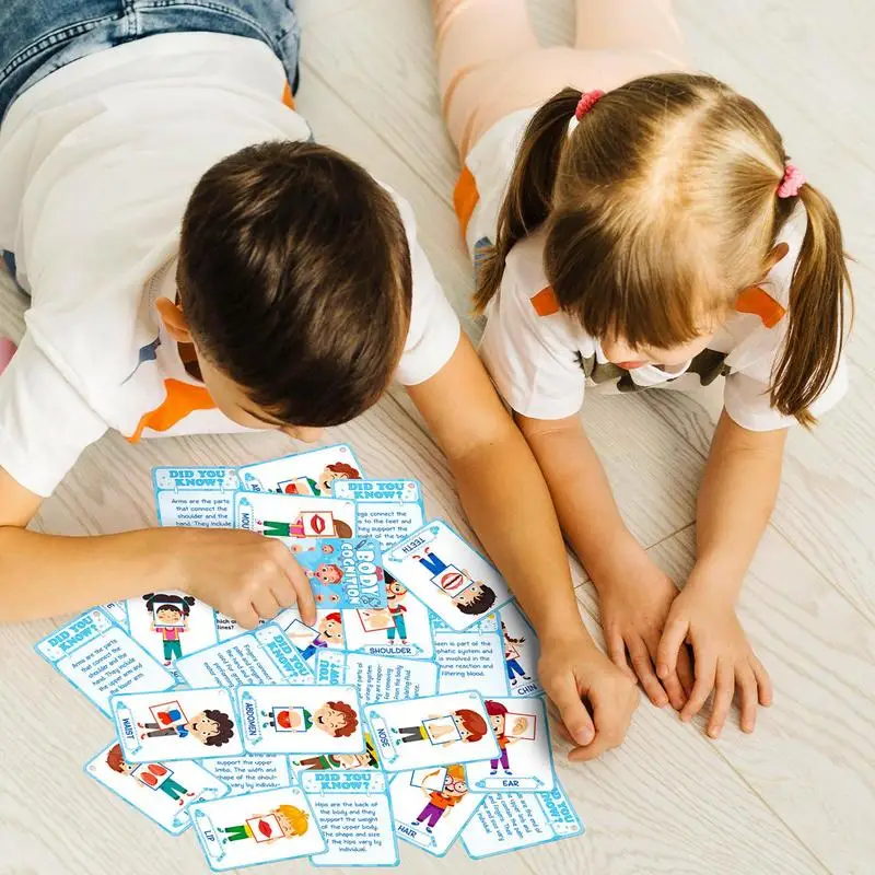 

Body Parts Learning For Kids 36X Body Parts Teaching Cards 3 Years Old Education Teaching Materials Kindergarten Cognitive Card