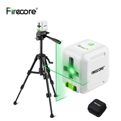 FIRECORE livello Laser verde a 2 linee 360 muslimate livello nivel lalser autolivellante