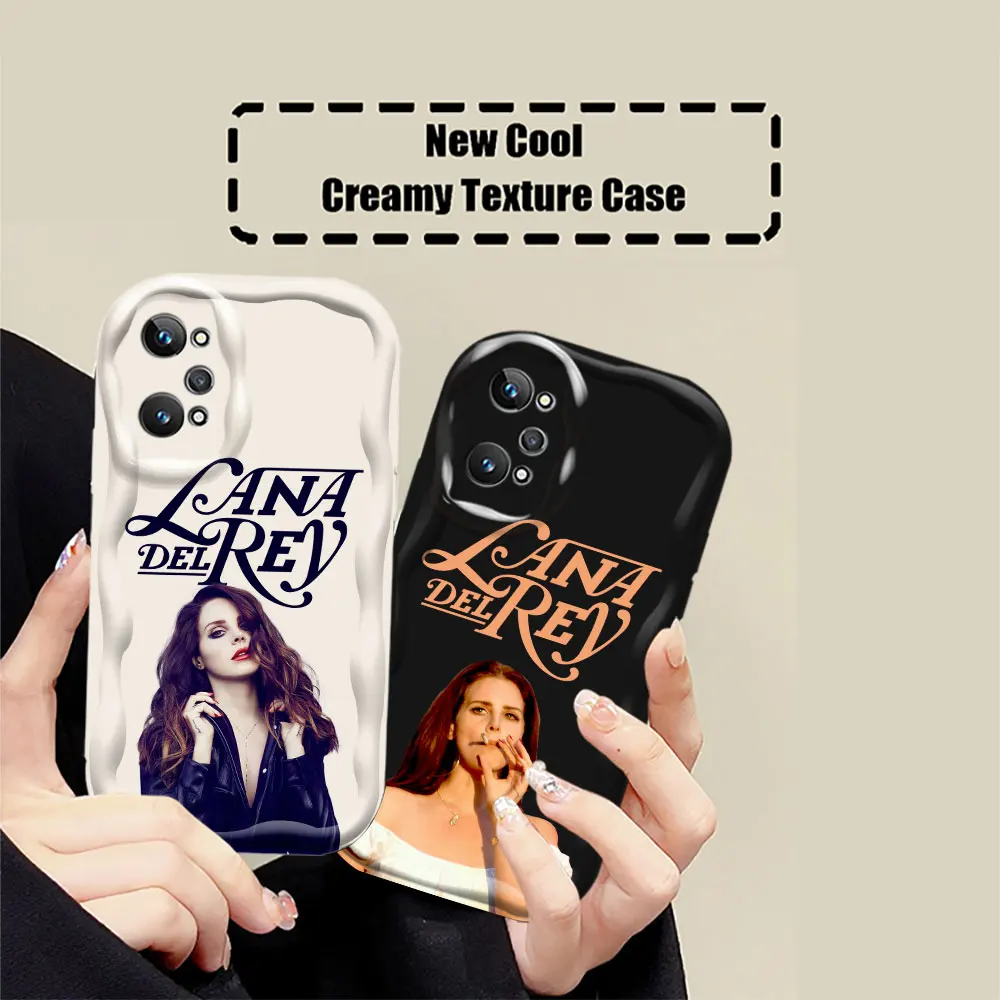 

Singer Lana Del Rey Phone Case For Realme C67 C65 C55 C35 C33 C31 C30 C21 C21Y C20 C15 C12 C11 12 11 10 8 7 7I 6 PRO PLUS Cover