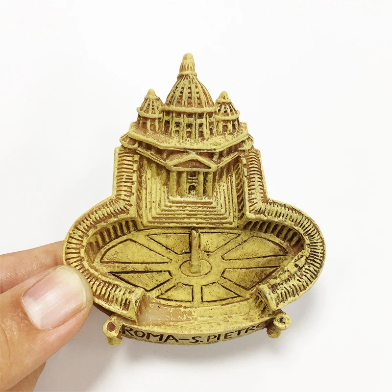 

Resin Material Magnetic Roma Colosseum Fridge Magnet - Souvenir Decor for Home, Office, Kitchen