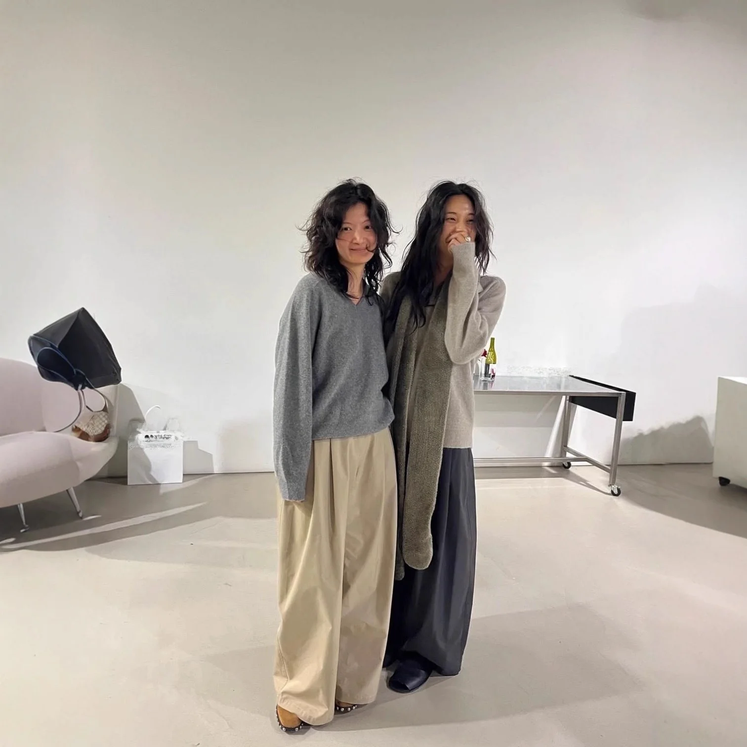 

Брюки Amometo Dongda Gate в стиле ретро, на флисовой подкладке, плиссированные, свободные, повседневные, рабочие, с высокой талией, из полиэфирного волокна, с эффектом похудения