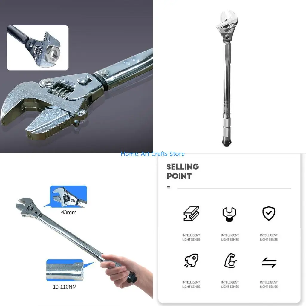 Y3NA Efficient and Ergonomic Wrench Spanner Hand Tool for Precise Operations 19-110NM