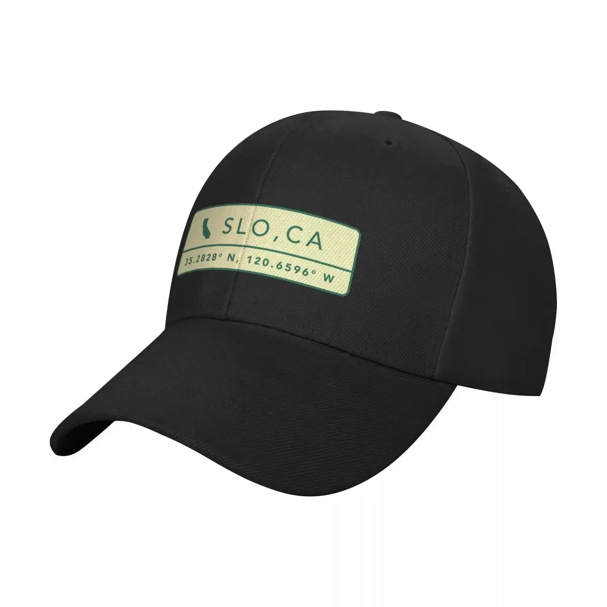 San Luis Obispo, Ca Coordinates Cal Poly SLO Baseball Cap hiking hat Military Tactical Cap Anime Women's 2025 Men's