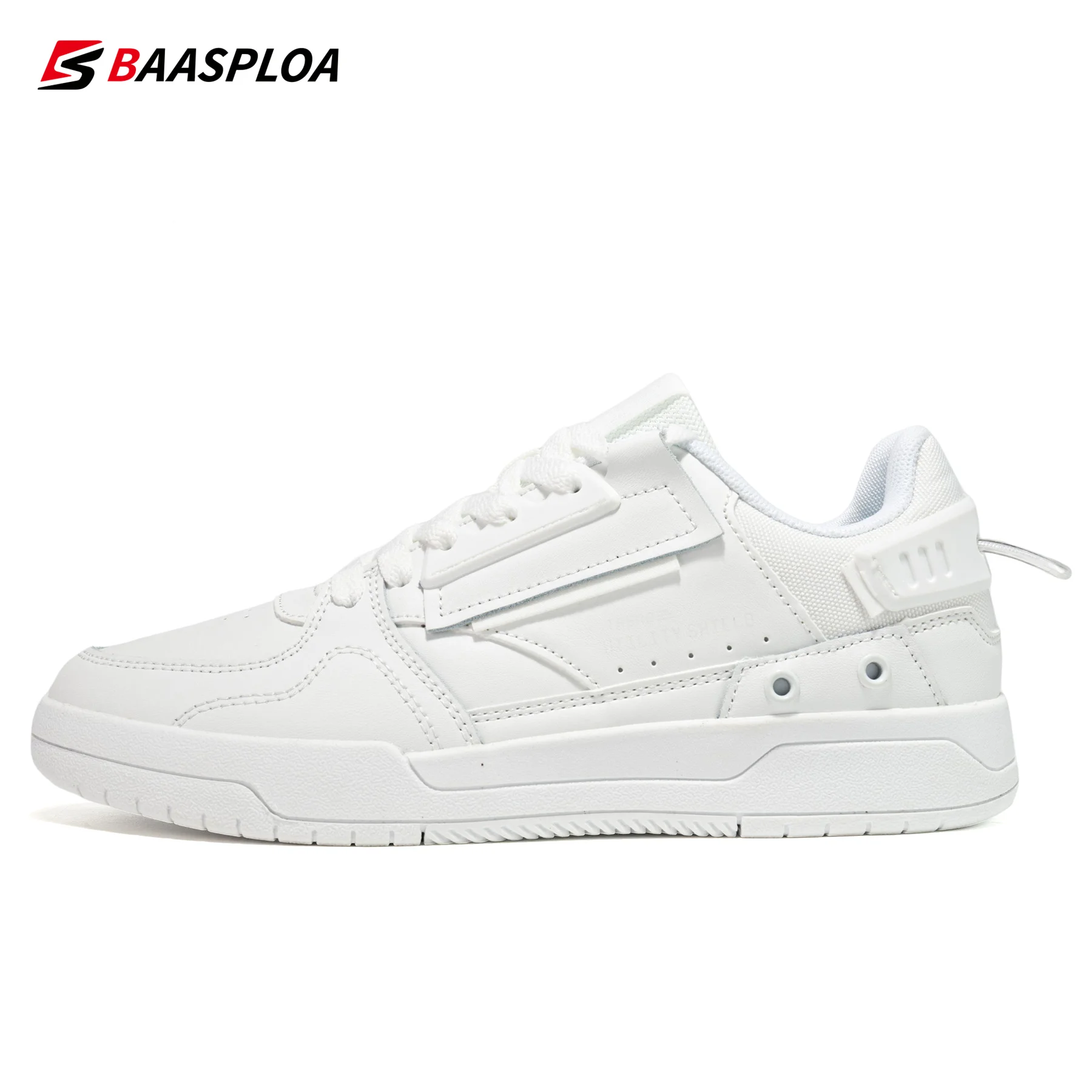 Baasploa Women Casual Sneakers New Fashion Comfort Board Shoes for Women Breathable Walking Shoes Non-Slip Outdoor