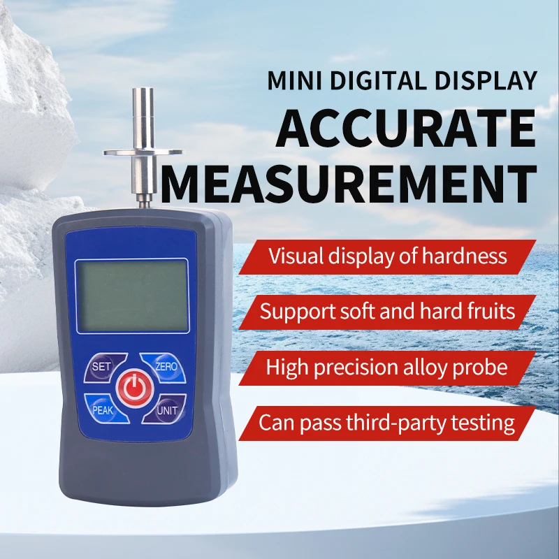 Digital Fruit Hardness Tester Meter Mini Fruit Penetrometer Durometer Fruit Sclerometer 0.2-15 0.4-30 Kgf/cm²