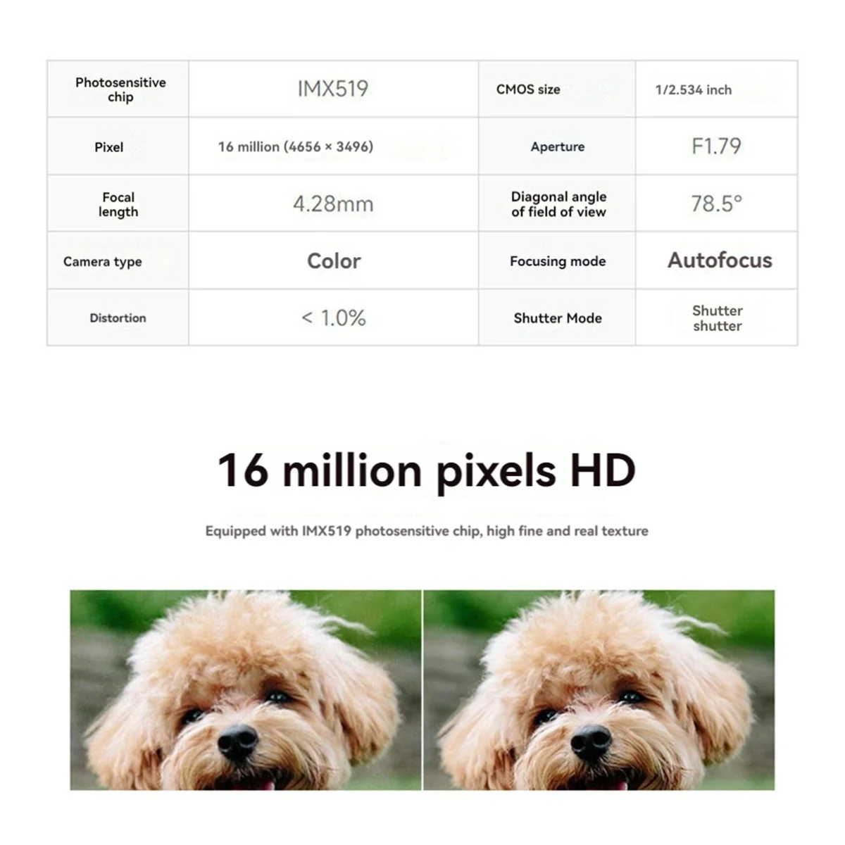Para raspberry pi 5 16mp af câmera foco automático IMX519-78 4656x3496 módulo de câmera de grau industrial de alta resolução