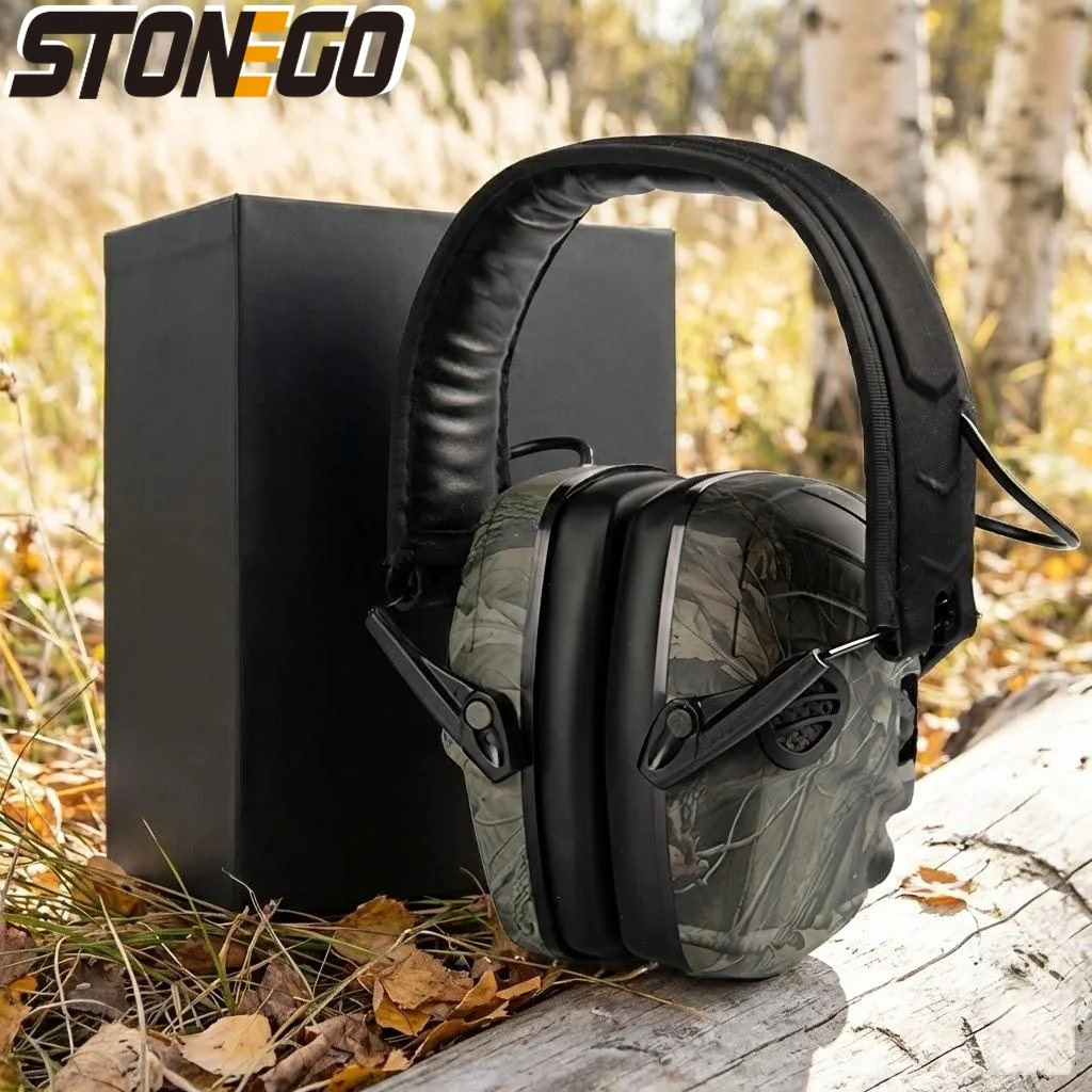 

Outdoor Tactical Electronic Shooting Earmuff Noise Cancelling Hearing Protection Headset Adjustable Foldable Design